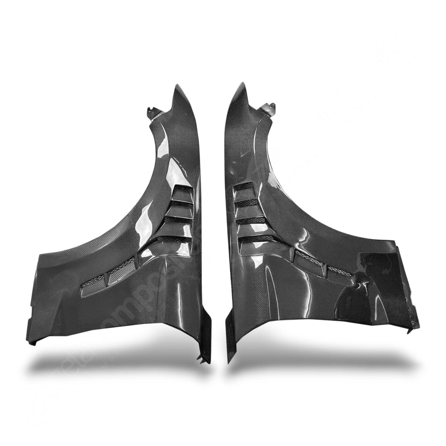 (2015'-2023') Mustang Carbon Fiber Hood & Fenders - Vented Style