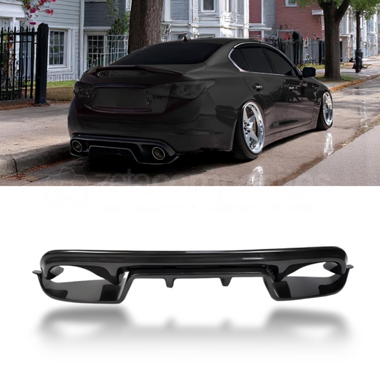 Carbon Fiber Diffuser Infiniti Q50 | 2 Part