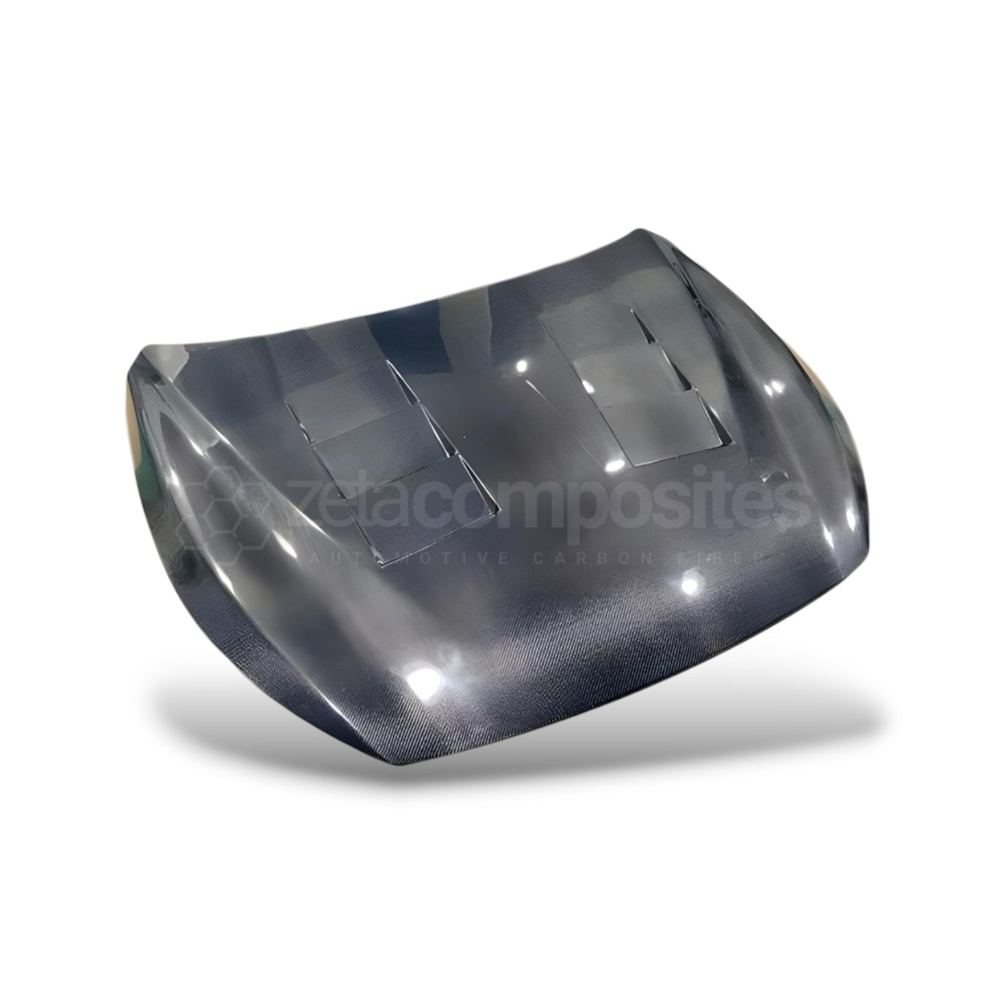 Q50 Carbon Fiber Vented Hood 'RX7' Style