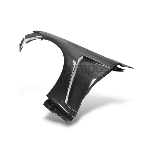 Carbon Fiber Fenders Wider than Stock Clearance for Infiniti Q50