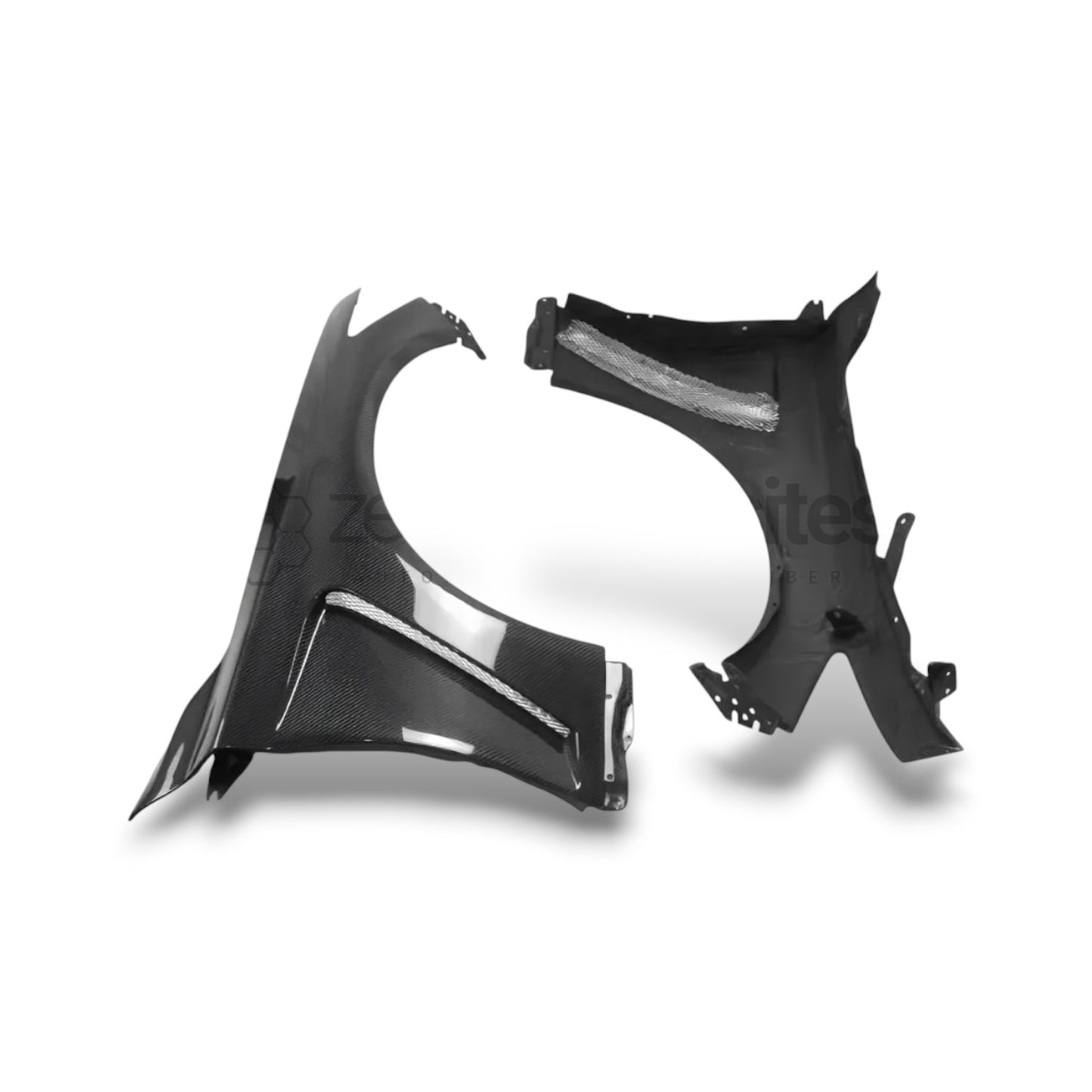 Carbon Fiber Fenders Wider than Stock Clearance for Infiniti Q50