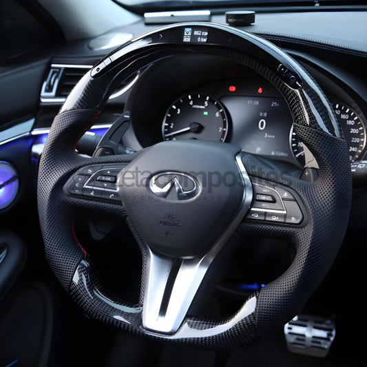 2018+ Infiniti Q50 Q60 Carbon Fiber Steering Wheel Most Customizable