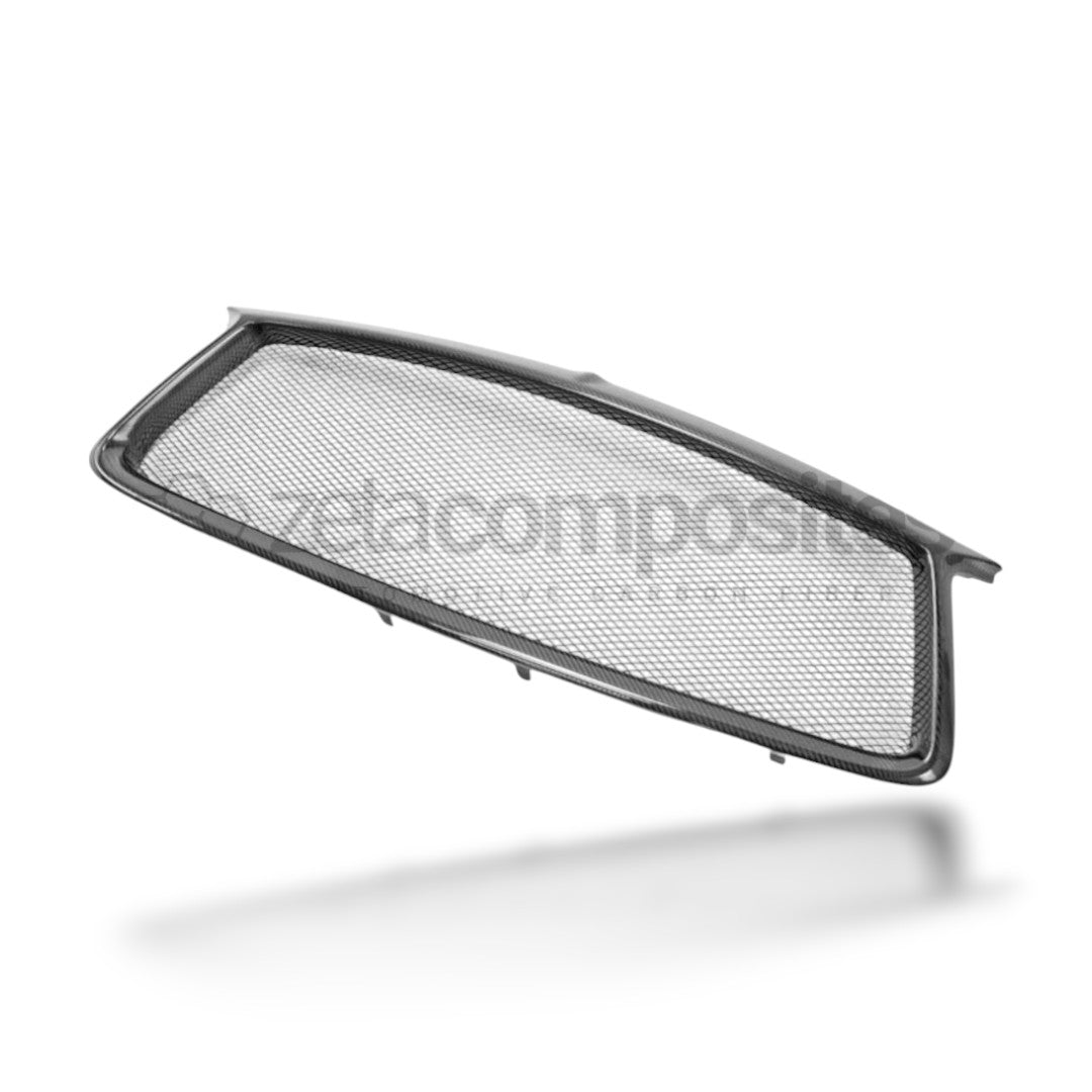 thumbnail image 2 of JDM Real Carbon Fiber Badgeless Front Mesh Grille For Infiniti Q60 2017-2023 – Black Polished Finish 2 of 5
