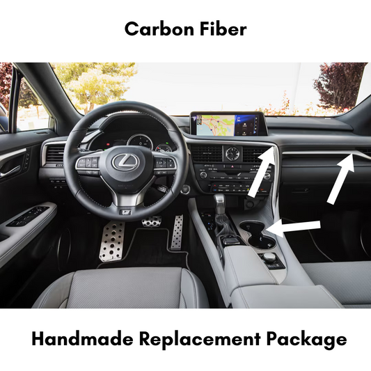 2016-2019 RX350 Carbon Fiber Interior Direct Replacement Package ZetaC™