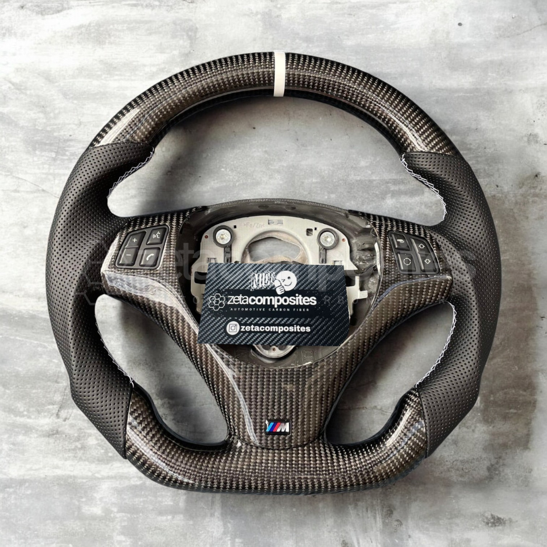 2006-2011 BMW E90/E91/E93/E82 Carbon Fiber Steering Wheel Custom