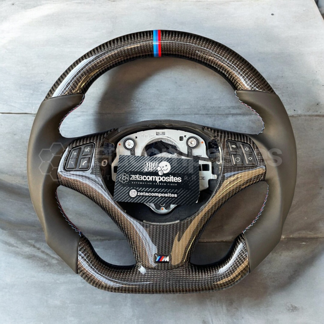 2006-2011 BMW E90/E91/E93/E82 Carbon Fiber Steering Wheel Custom