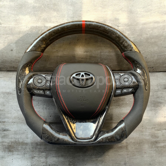 2018+ 8th Gen Toyota Camry Carbon Fiber Steering Wheel