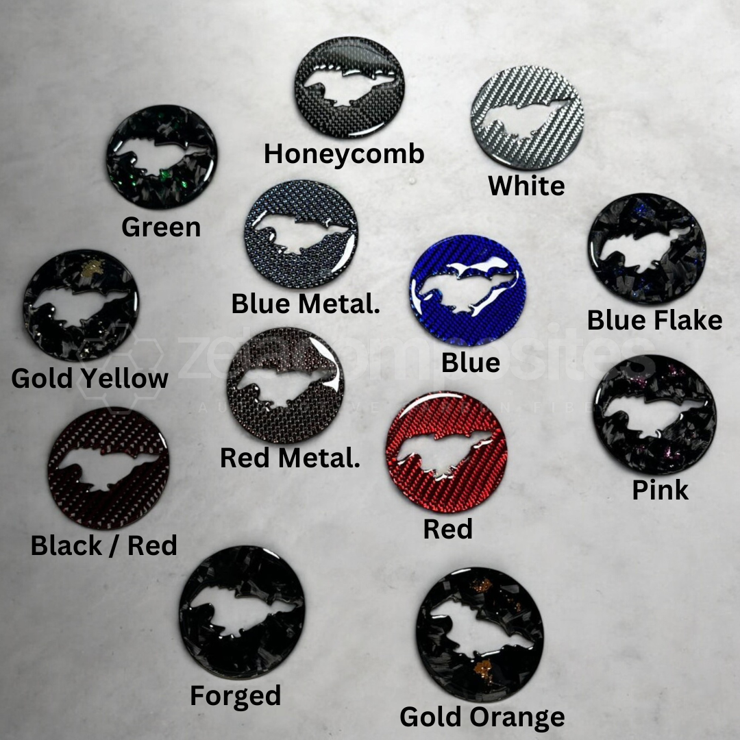 2011-2014 Mustang Carbon Fiber Airbag Emblem Overlay