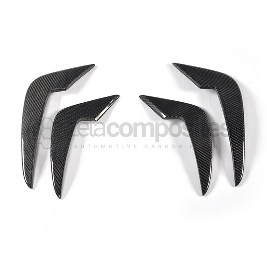 BMW F22 / 2 Series Carbon Fiber Canards Set 4 Piece