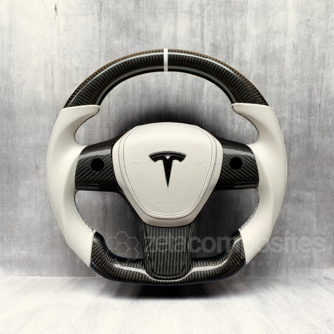 Tesla Carbon Fiber Steering Wheel Model 3 and Y