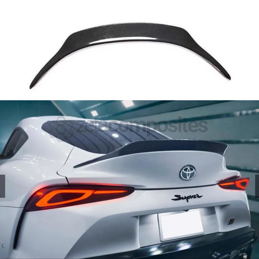 High Kick Carbon Fiber Trunk Spoiler - Toyota A90 Supra