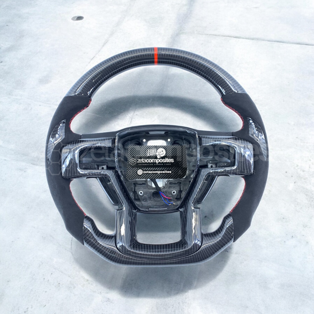 2015-2020 Ford Raptor & F150 Custom Carbon Fiber Steering Wheel