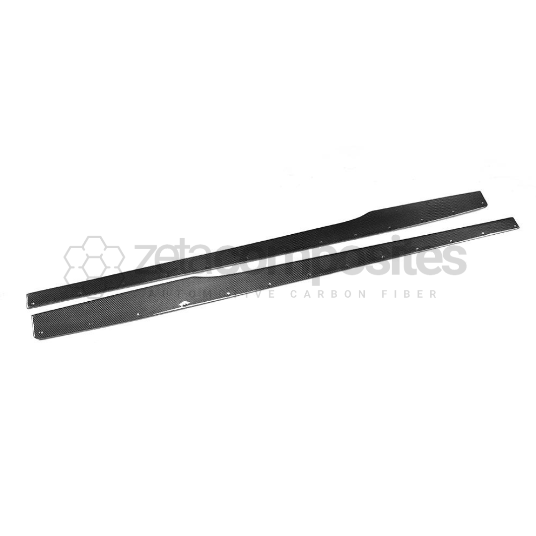 BMW F22 / 2 Series Carbon Fiber Side Skirts Winged Set