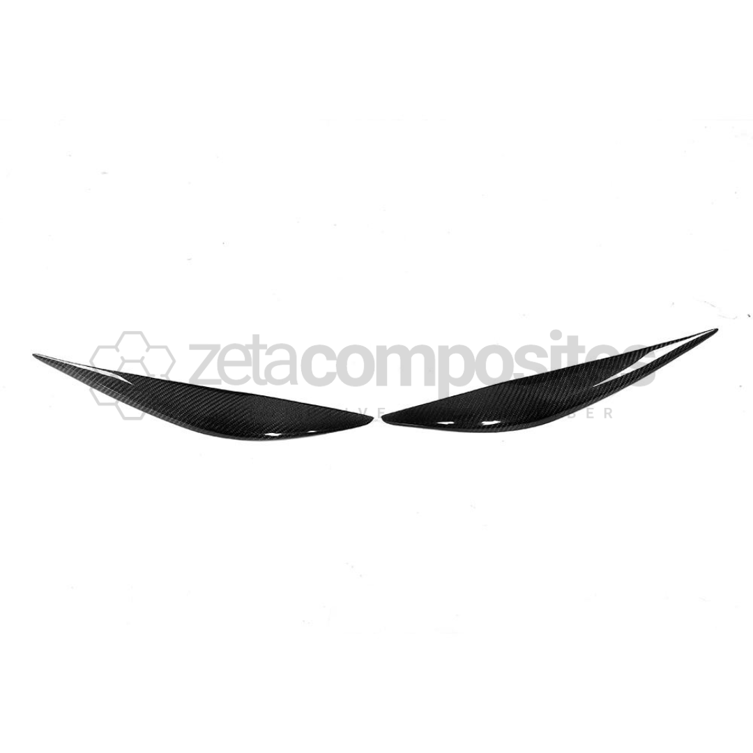 BMW F30 / 3 Series Carbon Fiber Headlight Eyelid Trim