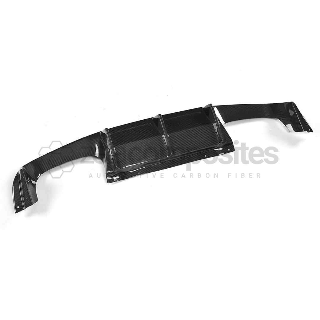 BMW F22 / 2 Series Carbon Fiber Rear Diffuser Quad Tip