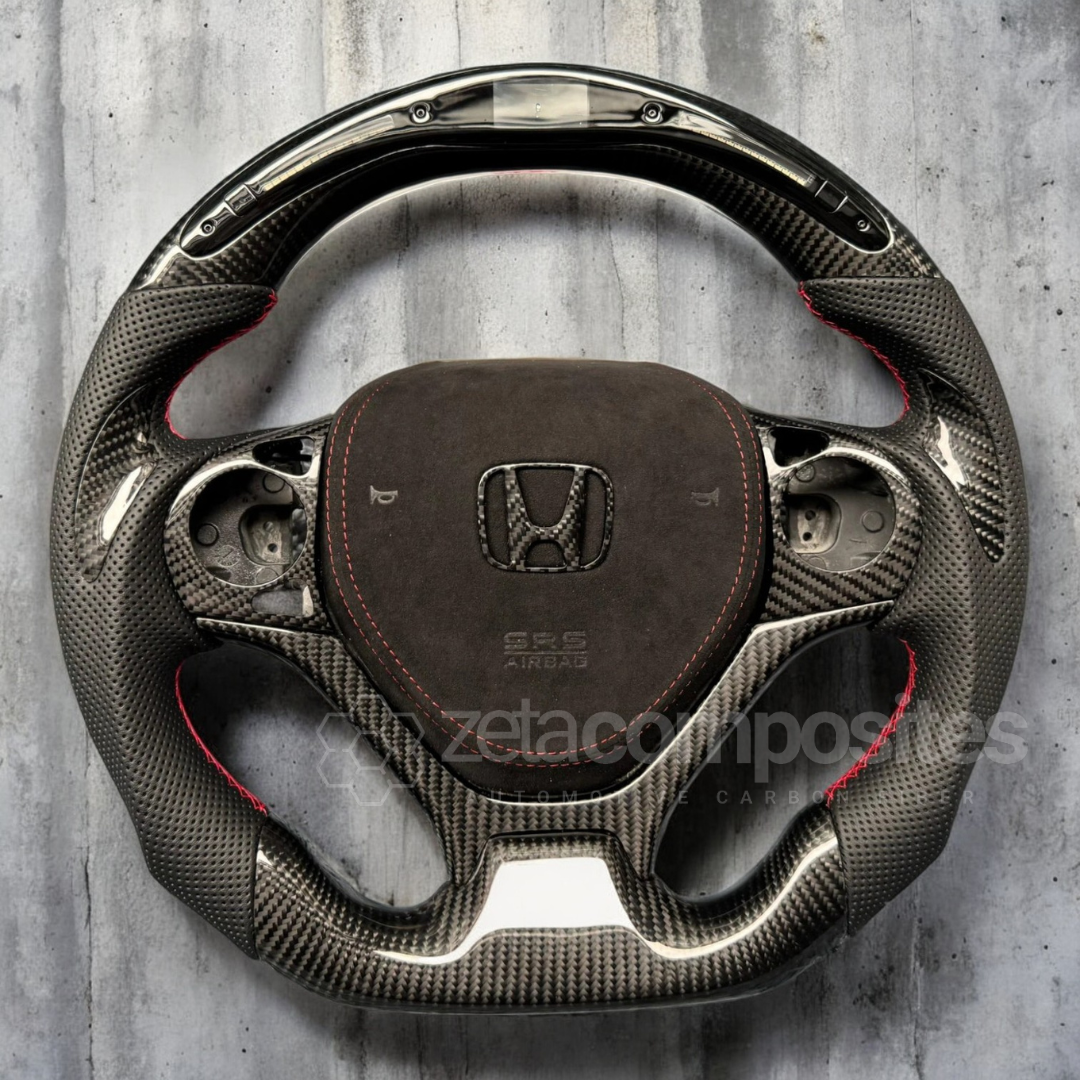 2012-2015 9th Gen Honda Civic Carbon Fiber Custom Steering Wheel