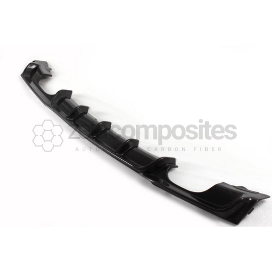 BMW F30 / 3 Series Carbon Fiber Quad Tip Double Sided Diffuser