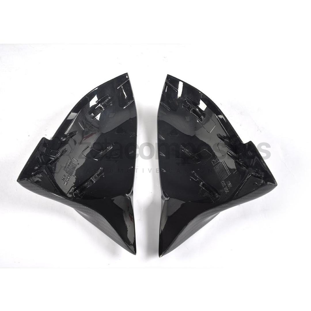 BMW F30 / 3 Series Carbon Fiber Mirror Cap Replacement Set M Style