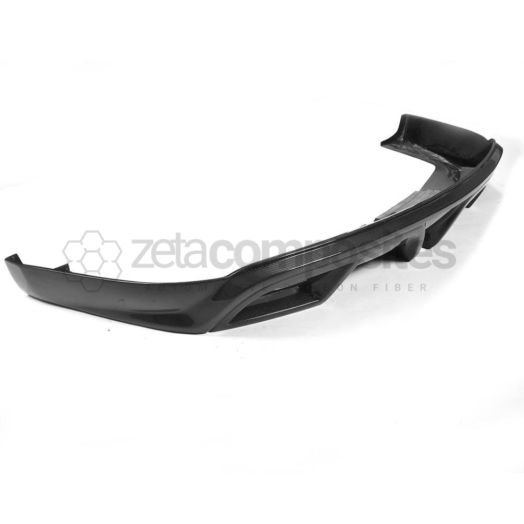 Tesla Model S Carbon Fiber One Piece Rear Diffuser