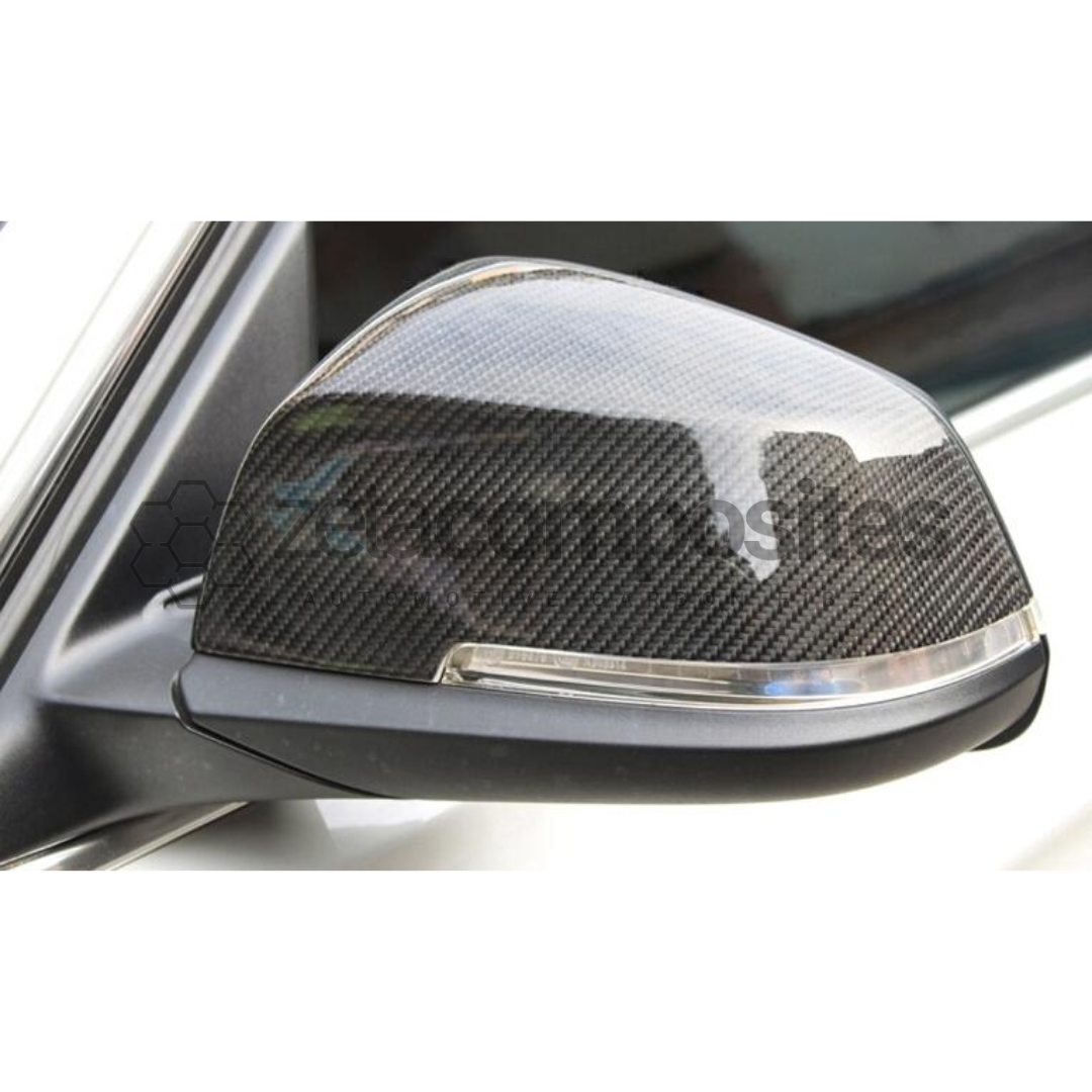 BMW F30 / 3 Series Carbon Fiber Mirror Cap Replacement Set