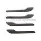 Tesla Model 3 Carbon Fiber Door Handle Trim Protective Covers Set