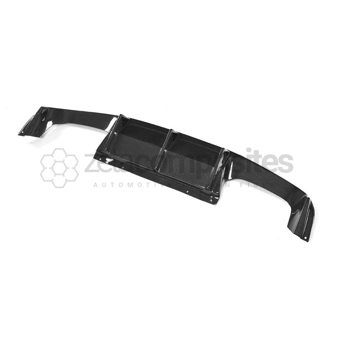 BMW F22 / 2 Series Carbon Fiber Rear Diffuser Quad Tip