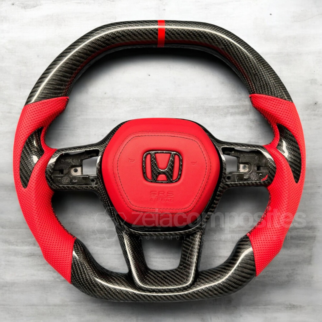 2023+ Honda Civic/Accord/Acura Carbon Fiber Steering Wheel Customizable