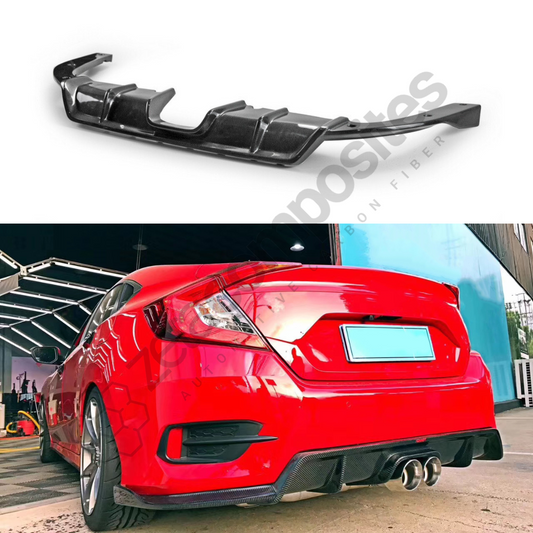 10th Gen Civic Carbon Fiber Diffuser