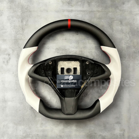 Tesla Model S & Model X Custom Carbon Fiber Steering Wheel