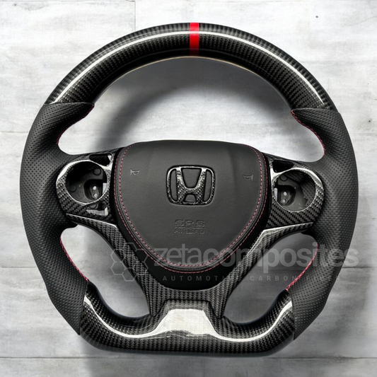 2012-2015 9th Gen Honda Civic Carbon Fiber Custom Steering Wheel