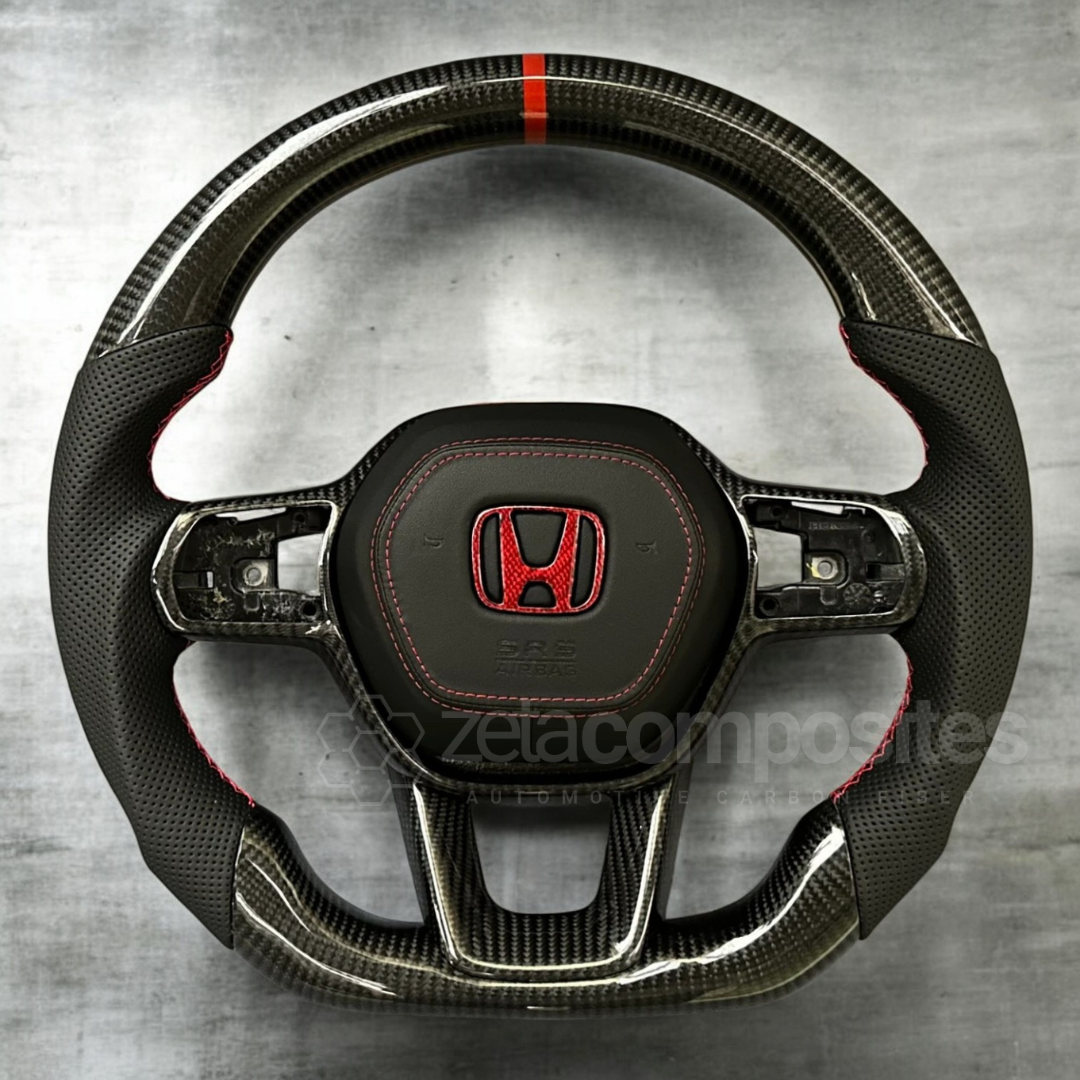 2023+ Honda Civic/Accord/Acura Carbon Fiber Steering Wheel Customizable