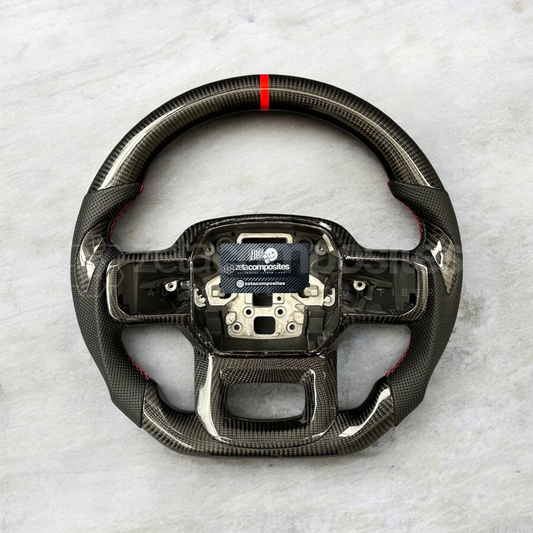 2021-2024+ Ford Raptor & F150 Carbon Fiber Steering Wheel