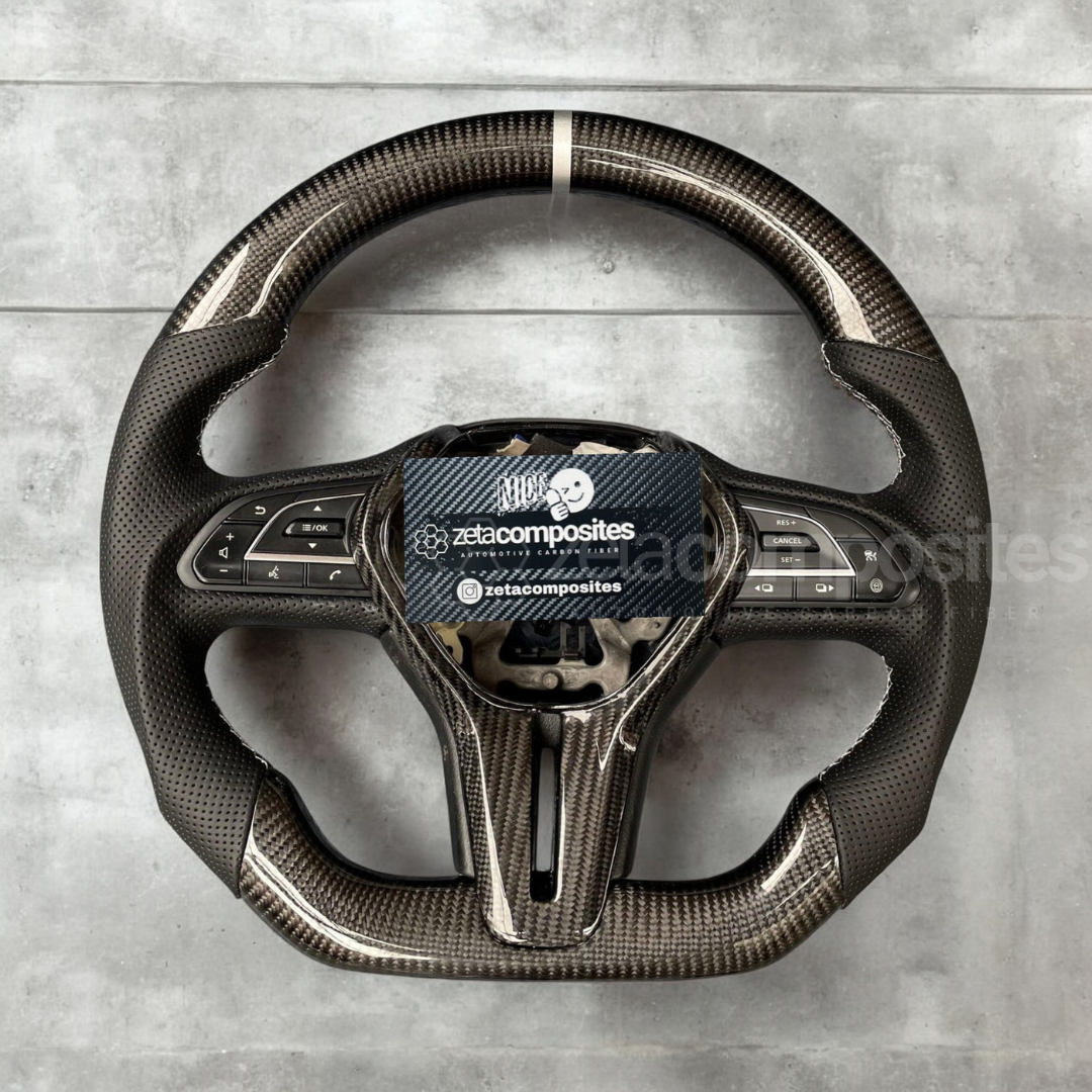 2018+ Infiniti Q50 Q60 Carbon Fiber Steering Wheel Customizable