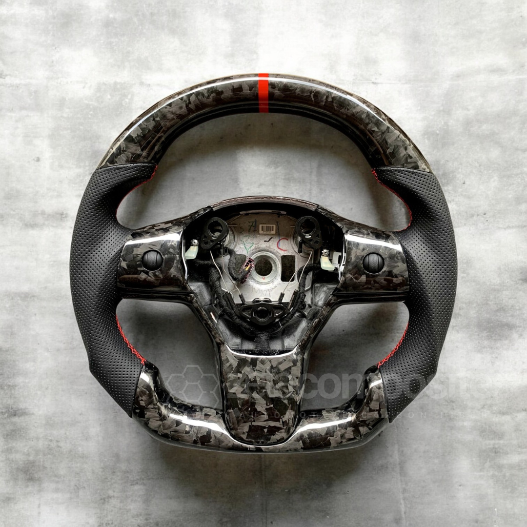 Tesla Carbon Fiber Steering Wheel Model 3 and Y