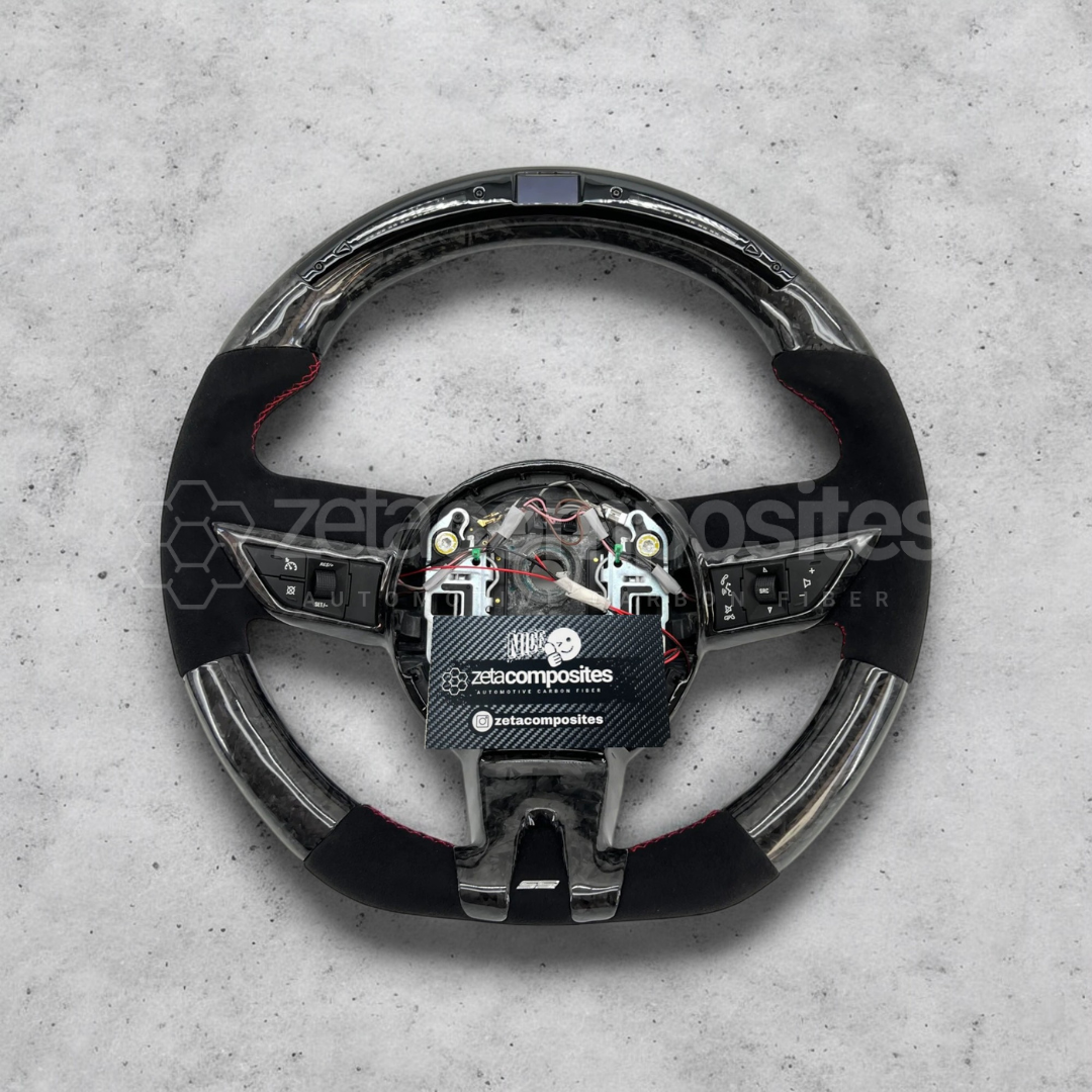 2010-2011 Camaro SS RS Carbon Fiber Steering Wheel Build Custom