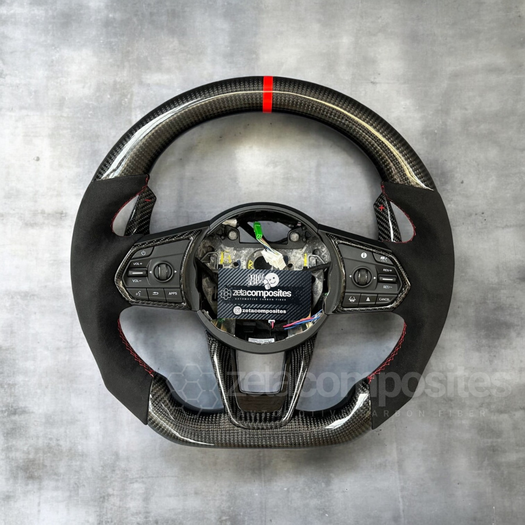 Acura 2021+ TLX / MDX Carbon Fiber Steering Wheel Customizable