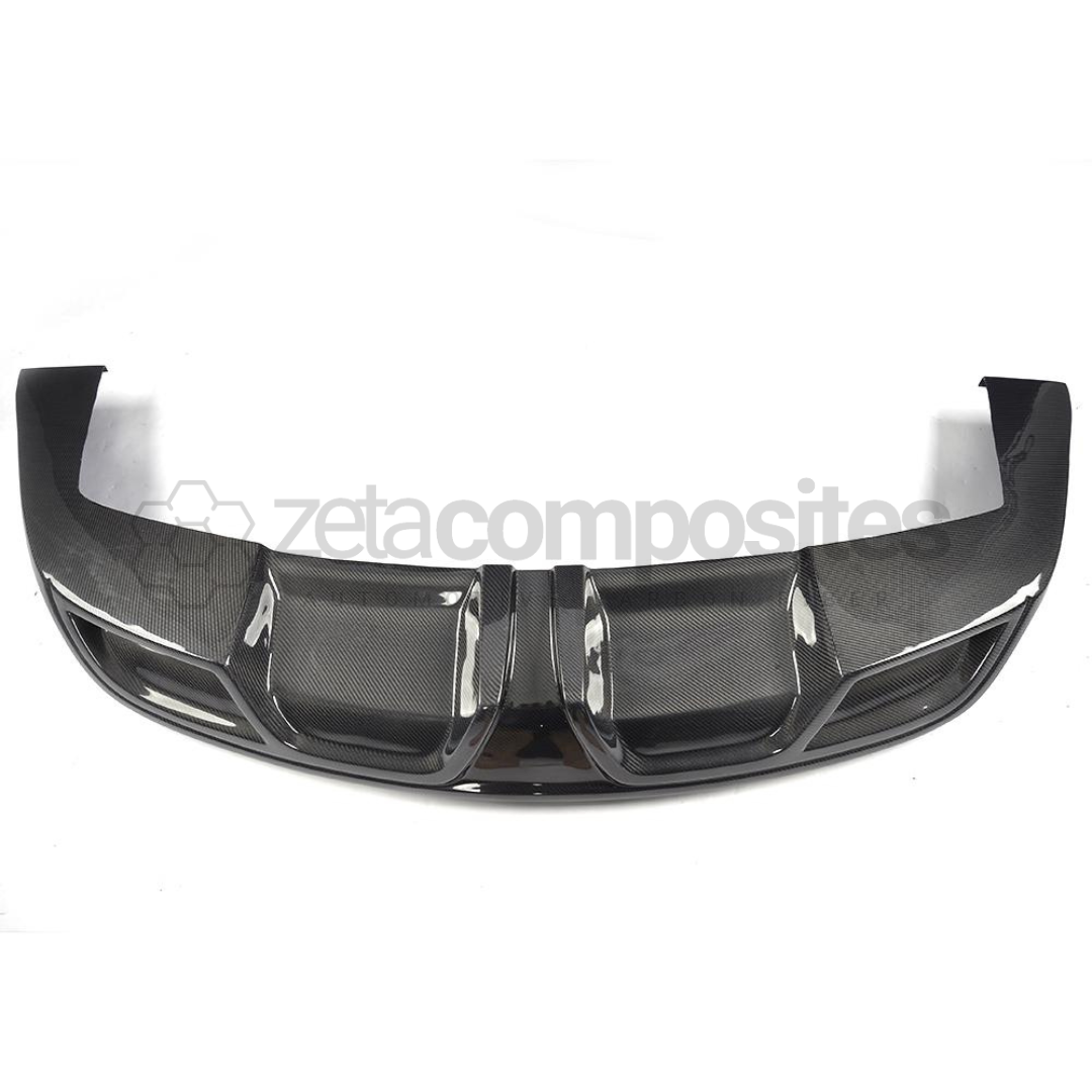 Tesla Model S Carbon Fiber One Piece Rear Diffuser