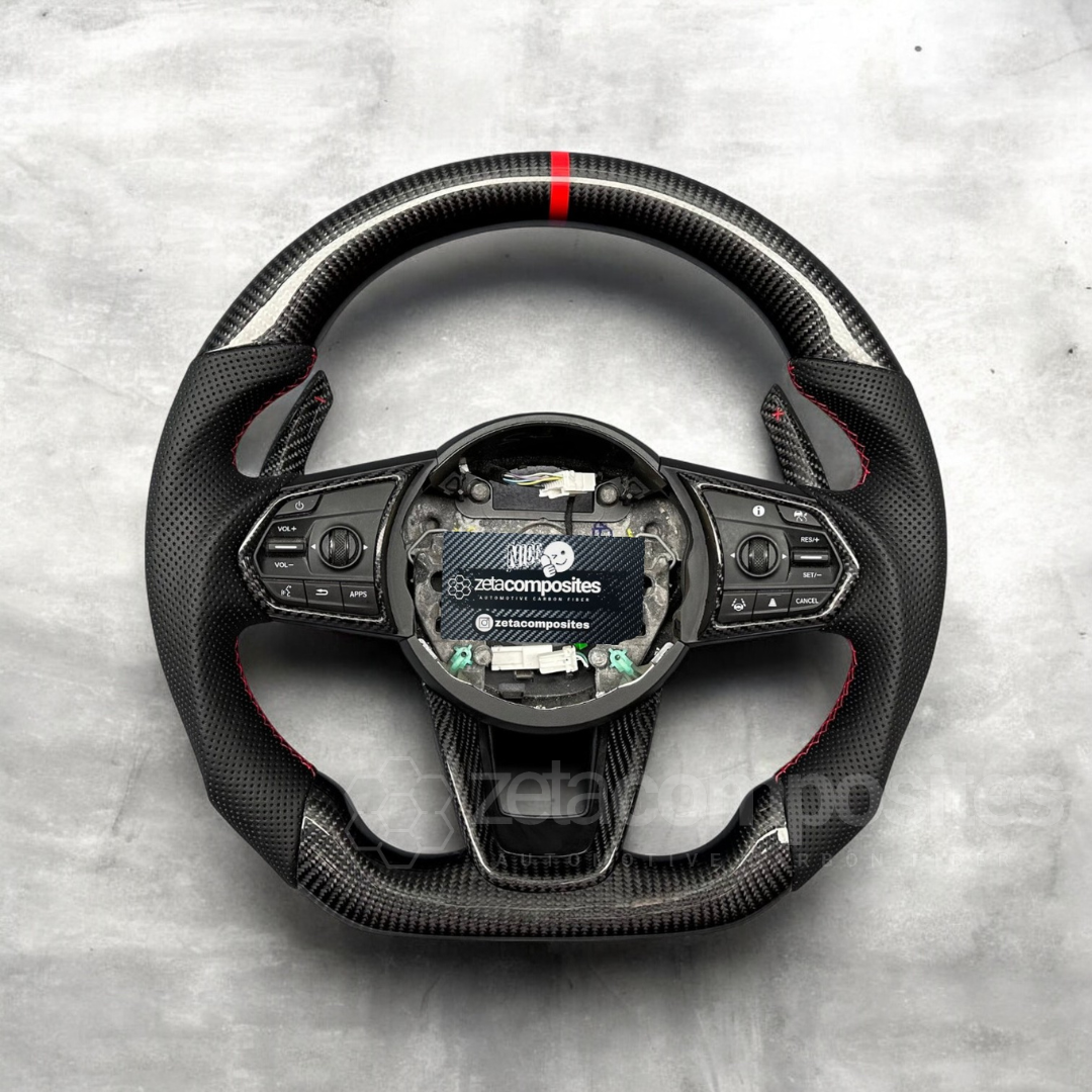 Acura 2021+ TLX / MDX Carbon Fiber Steering Wheel Customizable