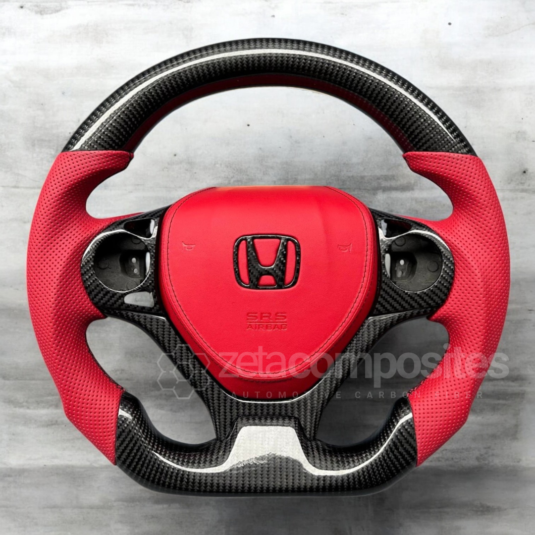 2012-2015 9th Gen Honda Civic Carbon Fiber Custom Steering Wheel