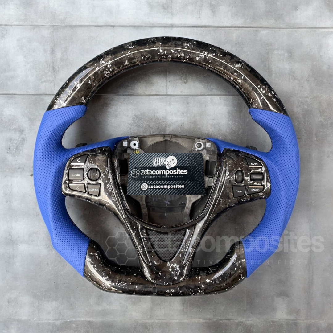 2015-2020 Acura TLX Carbon Fiber Steering Wheel Customizable