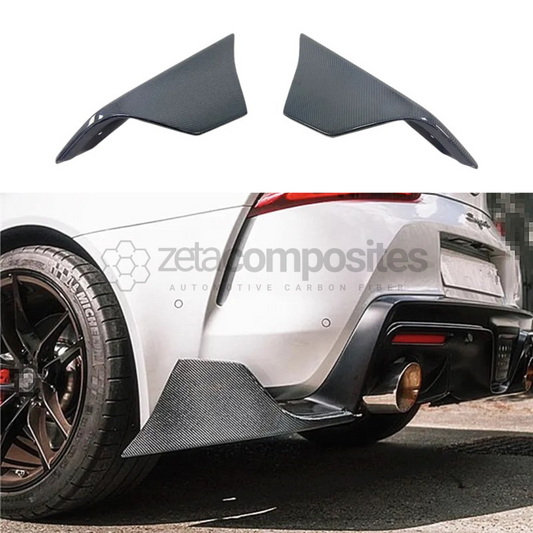 Supra A90 MK5 Carbon Fiber Rear Bumper Splitters