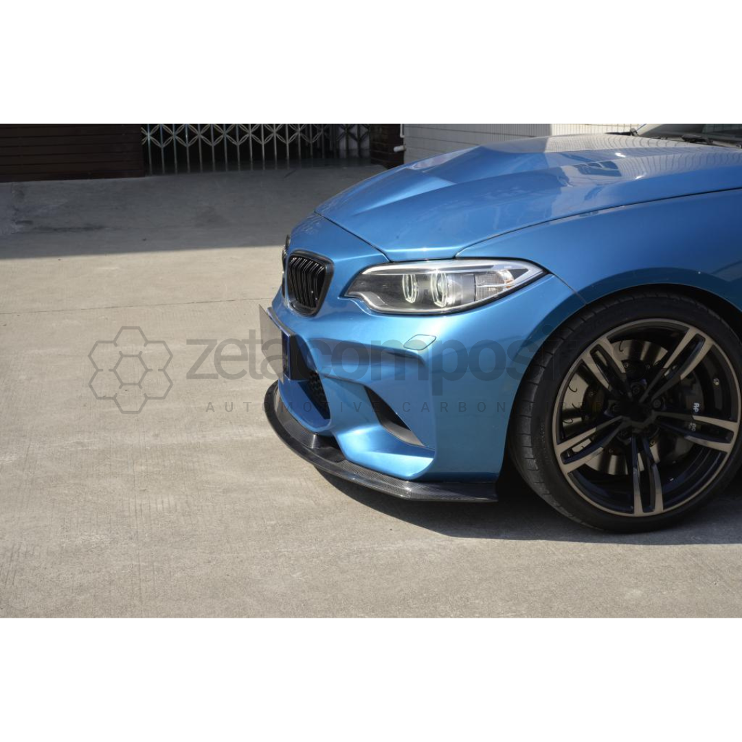 BMW F22 / 2 Series Carbon Fiber Front Lip V3