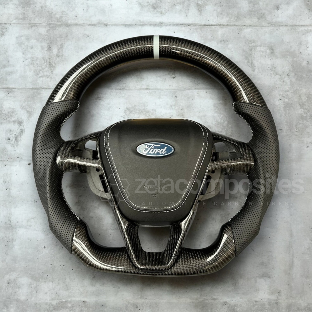 Ford Fusion / Edge Carbon Fiber Steering Wheel Customizable 2015+