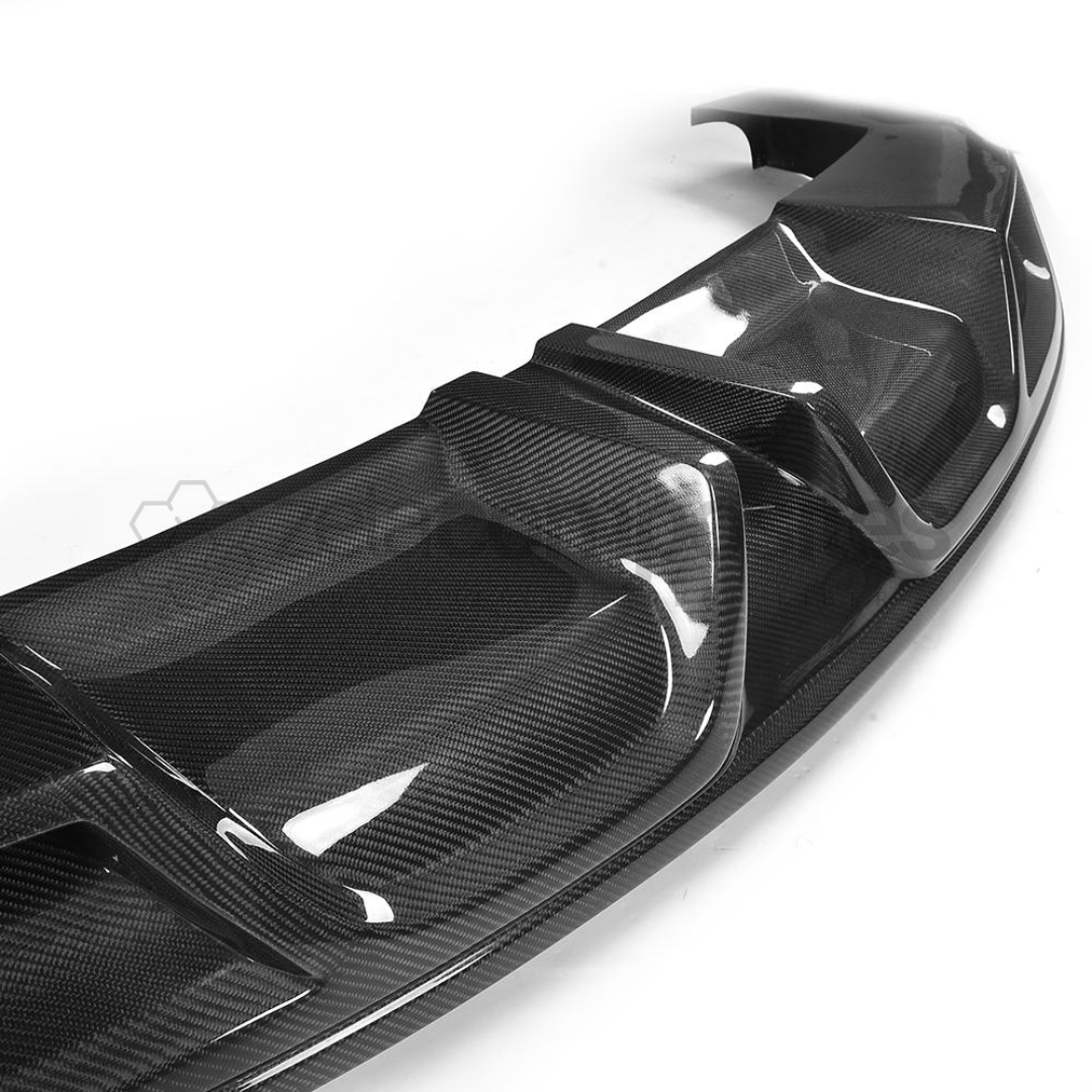 Tesla Model S Carbon Fiber One Piece Rear Diffuser