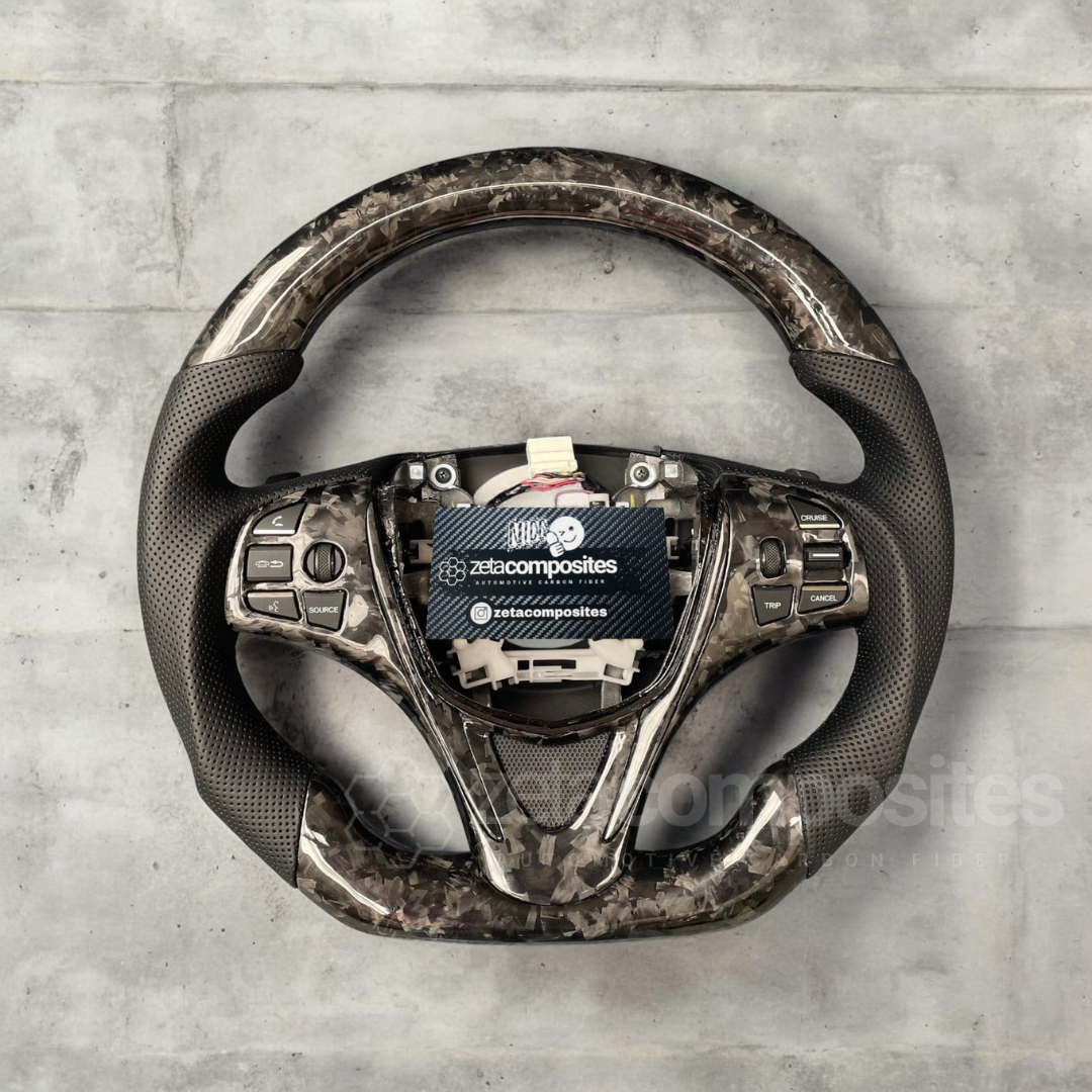 2015-2020 Acura TLX Carbon Fiber Steering Wheel Customizable