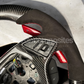 C7 Corvette Carbon Fiber Paddle Shifters Replacement Set Customizable