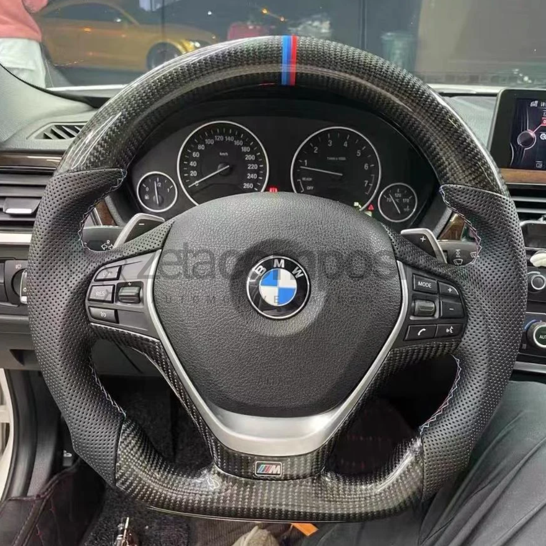 2013-2019 BMW F3X 3/4 Series Carbon Fiber Steering Wheel