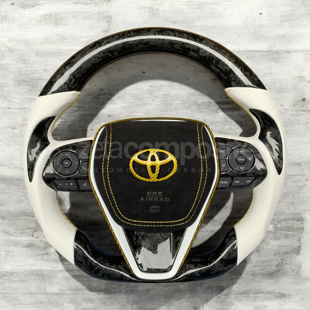 2018+ 8th Gen Toyota Camry Carbon Fiber Steering Wheel