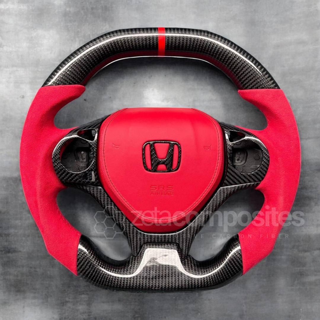 2012-2015 9th Gen Honda Civic Carbon Fiber Custom Steering Wheel