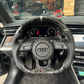 Audi 2017+ B9 S4 S5 S6 S7 RS3 RS4 RS5 RS6 RS7 Carbon Fiber Steering Wheel